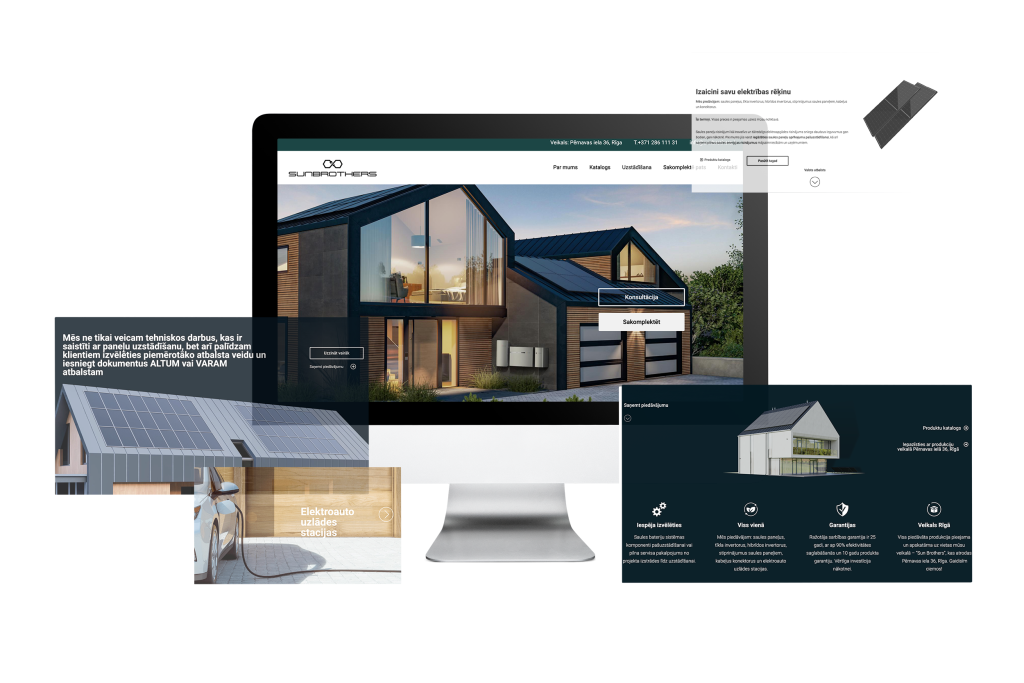 mājaslapas izstrāde biznesam