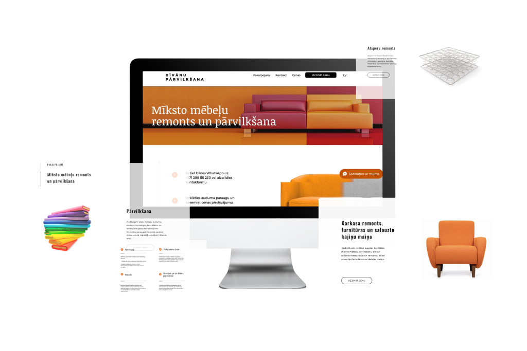 mājaslapas izstrāde un dizains